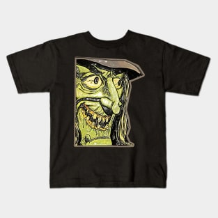 Hideous green witch Kids T-Shirt